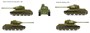 13421  техника и вооружение  Soviet Medium Tank Танк-34-85  (1:72) 8809845380764