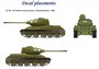 13421  техника и вооружение  Soviet Medium Tank Танк-34-85  (1:72) 8809845380764