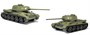 13421  техника и вооружение  Soviet Medium Tank Танк-34-85  (1:72) 8809845380764