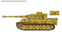 13422  техника и вооружение  German Tiger-I Ver. Early  (1:72) 8809845381075