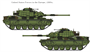 13425  техника и вооружение  M60A1 RISE (P)  (1:72) 8809845381143