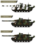 13427  техника и вооружение  French Army Char Leclerc  (1:72) 8809845381556
