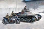 13556  техника и вооружение  German Panzer I Ausf.B & Motorcycle Zündapp KS750 w/sidecar  (1:35) 8809845381785