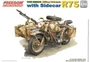16005  техника и вооружение  R75 with Sidecar  (1:16) 4711511160058