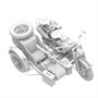 16005  техника и вооружение  R75 with Sidecar  (1:16) 4711511160058
