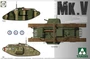 2034  техника и вооружение  WWI Heavy Battle Tank Mk V [3 in 1] Male, Hermaphrodite, Female  (1:35) 4897051420316