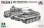 2198  техника и вооружение  Tiger I Mid-Production w/Zimmerit Ausf. E  (1:35) 2000002157977