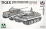 2200  техника и вооружение  Tiger I Mid Production w/zimmerit Otto Carius  (1:35) 2000002157991