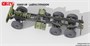 35008-A  техника  и вооружение  Russian UR@L-63095 Typhoon-U w/Sagged wheel set x6 PCS  (1:35) 2000000221687