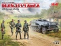 35103  техника и вооружение  БТР Sd.Kfz.251/1 Ausf.A with German infantry  (1:35) 2000000096797