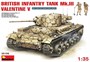 35106  техника и вооружение  BRITISH INFANTRY TANK Mk.III VALENTINE V  (1:35) 4820041102084