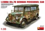 35147  техника и вооружение  L1500A Kfz.70 GERMAN PERSONNEL CAR  (1:35) 2000002081548