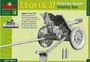 3517  техника и вооружение  7,5-см пехотное орудие I.G.37  (1:35) 2000000229430
