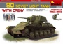 35243  техника и вооружение  Танк-80 SOVIET LIGHT TANK WITH CREW SPECIAL EDITION  (1:35) 4820183310729