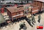 35296  техника и вооружение  Railway Gondola 16.5-18t.  (1:35) 4820183312204