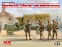 35652  техника и вооружение  Standard B "Liberty" with WWI US Infantry  (1:35) 4823044406012