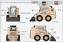 35GM0008  техника и вооружение  US Army Light Type III Skid Steer Loader (M400W)  (1:35) 4892667350088