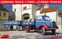 38023  техника и вооружение  GERMAN TRUCK L1500S w/CARGO TRAILER  (1:35) 4820183313805