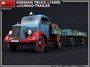 38023  техника и вооружение  GERMAN TRUCK L1500S w/CARGO TRAILER  (1:35) 4820183313805