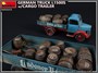 38023  техника и вооружение  GERMAN TRUCK L1500S w/CARGO TRAILER  (1:35) 4820183313805