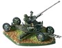 6115  техника и вооружение  Советская 37-мм зенитка (1:72) 4600327061157
