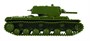 6141  техника и вооружение  КВ-1 обр. 1940 года (1:100) 4600327061416