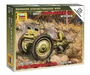 6145  техника и вооружение  Советская полковая пушка 76мм (1:72) 4600327061454