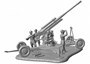 6148  техника и вооружение  Орудие зенитное 85-мм (1:72) 4600327061485
