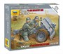 6156  техника и вооружение  Немецкая пушка 75мм (1:72) 4600327061560