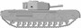 6294  техника и вооружение  Британский танк MK. IV (А22С), CHURCHILL MK. V  (1:100) 4600327062949