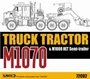 72C02  техника  и вооружение  M1070 TRUCK TRACTOR & M1000 HET Semi-trailer  (1:72) 2000000192154