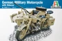 7403  техника и вооружение  German Military Motorcycle with Sidecar  (1:9) 8001283074032