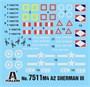7511  техника и вооружение  M4A2 Шерман III  (2 быстросборные модели) (1:72) 2000002092360