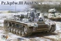 8011  техника и вооружение  Pz.Kpfw. III Ausf N with winterketten  (1:35) 4897051422563