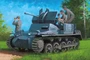 80147  техника и вооружение  ЗСУ  German Flakpanzer IA 2/Ammo Trailer  (1:35) 6939319201478
