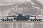 82961  техника и вооружение  German KARL-Geraet 040/041 on Railway Transport Carrier  (1:72) 6939319229618