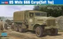 83802  техника и вооружение  US White 666 Cargo (Soft Top)  (1:35) 6939319238023