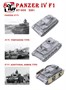 BT-003  техника и вооружение  Pz.Kpfw. IV Ausf. F1 Vorpanzer & Schürzen (3 in 1)  (1:35) 6971995741183