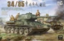 BT-027  техника и вооружение  Танк-34/85, Composite Turret, 112 Plant  (1:35) 6971995748373