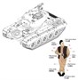 CB35068  техника и вооружение  Light Tank M-24 'Chaffee' (British Army)  (1:35) 4544032691004