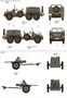 CB35133  техника и вооружение  Krupp Protze L2 H 143 Kfz.69 with 3,7cm Pak 36(Early version)  (1:35) 4544032766948