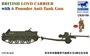 CB35189  техника и вооружение  British Loyd Carrier with 6 Pounder Anti-Tank Gun  (1:35) 6970162330519