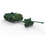 CB35189  техника и вооружение  British Loyd Carrier with 6 Pounder Anti-Tank Gun  (1:35) 6970162330519