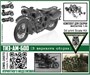 DMS-35075  техника и вооружение  Мотоцикл ТИЗ-АМ-600. 3 варианта сборки  (1:35) 2000002050025