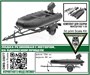 DMS-35077  техника и вооружение  Лодка резиновая с мотором, на одноосном прицепе  (1:35) 2000002050049