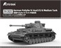 FH3025  техника и вооружение  German Pzkpfw IV Ausf.F2/G Medium Tank  (1:72) 6921970403186