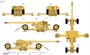 L3526  техника и вооружение  WWII German Krupp 12.8cm Pak 44  (1:35) 6947917000263