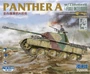 NO003  техника и вооружение  Panther A w/Zimmerit & Full Interior  (1:48) 6972851082310