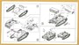 PS720141  техника и вооружение  UE AMX Casemate (7.5mm MAC-31 MG) 1+1 Quickbuild  (1:72) 2000000217550
