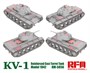RM-5056  техника и вооружение  KV-1 Reinforced Cast Turret mod.1942 w/workable track links  (1:35) 4897062621412